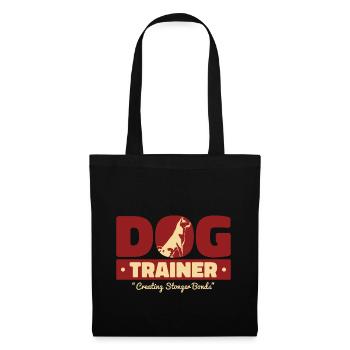formateur chien - Sac en tissu - noir - Devant