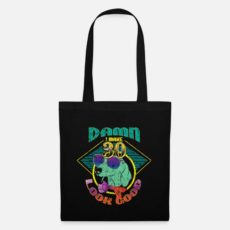 30th birthday - Tote Bag - black