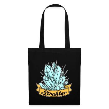 Coup de projecteur sur la géologie, cadeau de minéraux - Sac en tissu - noir - Devant