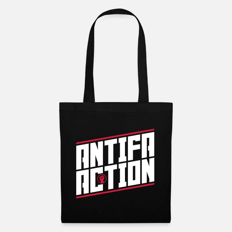 Antifa Action - Stoffbeutel - Schwarz