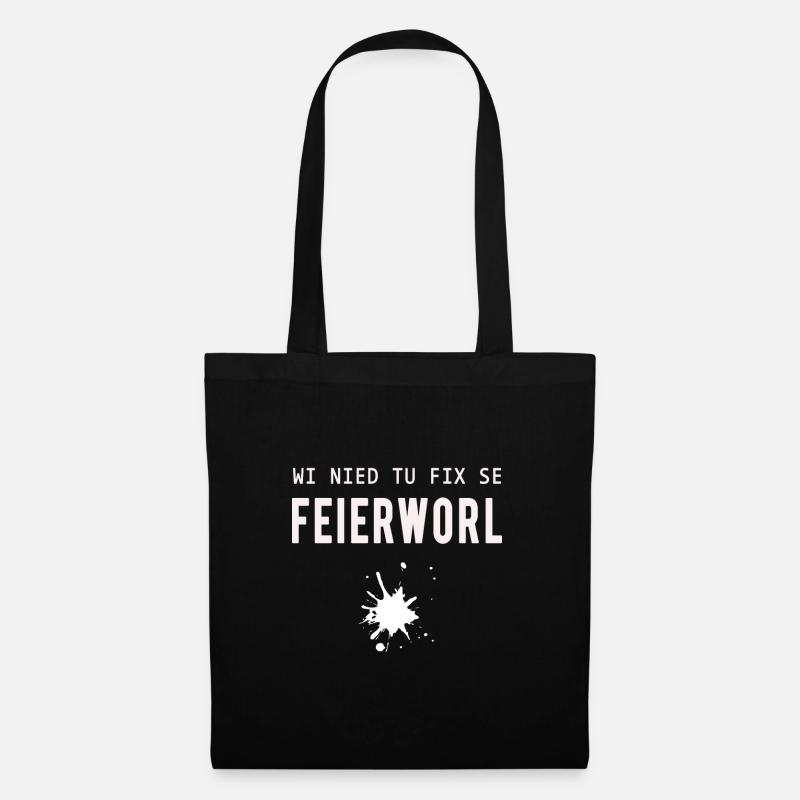 Firewall, lustiger Spruch, IT, EDV, Computer - Stoffbeutel - Schwarz