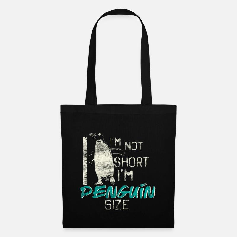 Pinguin - Stoffbeutel - Schwarz