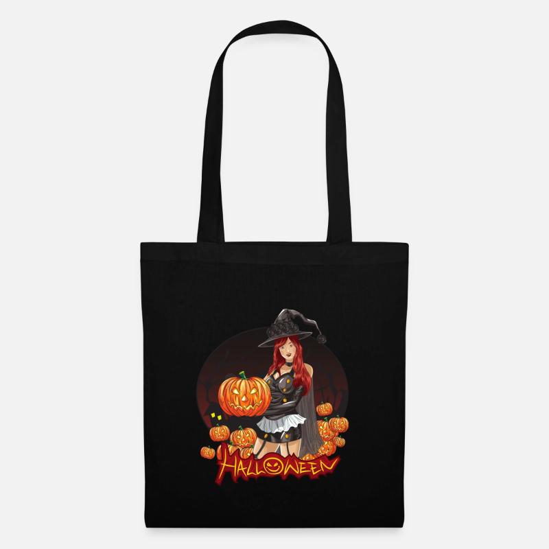 Happy Halloween - Stoffbeutel - Schwarz