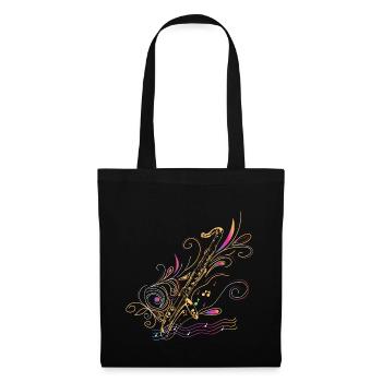 Bass Clarinet Colorful Gift - Tote Bag - black - Front