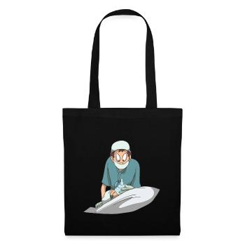 Nurse Hospital Mouthguard Mask - Tote Bag - black - Front