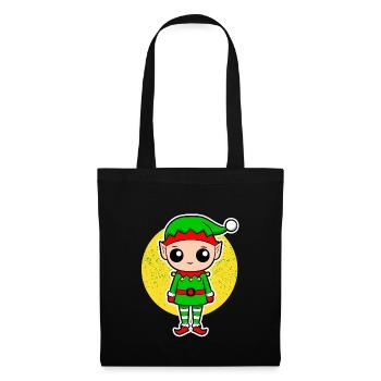 Gnome for Christmas for kids and parents - Tote Bag - black - Front