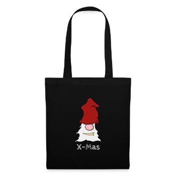 Cadeau de noel enfants - Sac en tissu - noir - Devant