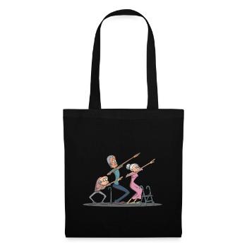 Dab Dabbing seniors - Sac en tissu - noir - Devant