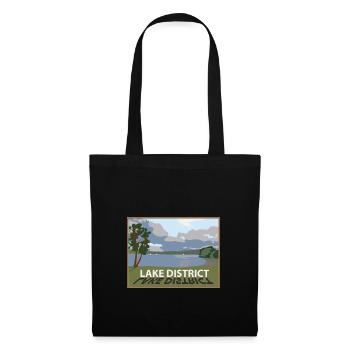 Lake District Windermere in den Seen Cumbria - Stoffbeutel - Schwarz - Vorne
