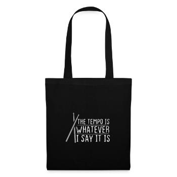 Batteur Batteur Tempo - Sac en tissu - noir - Devant