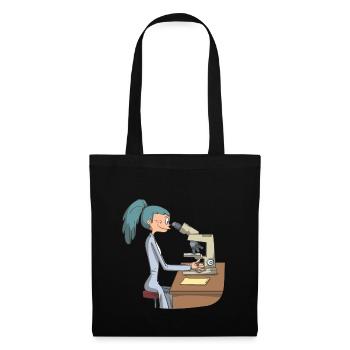 Microscope de sciences biomédicales - Sac en tissu - noir - Devant