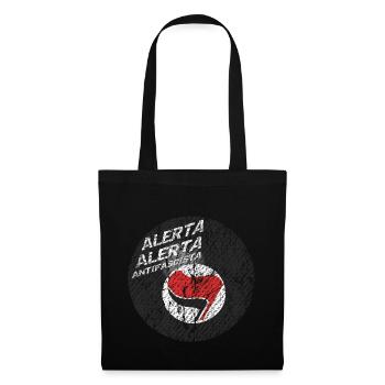 antifa pool billard - Stoffbeutel - Schwarz - Vorne
