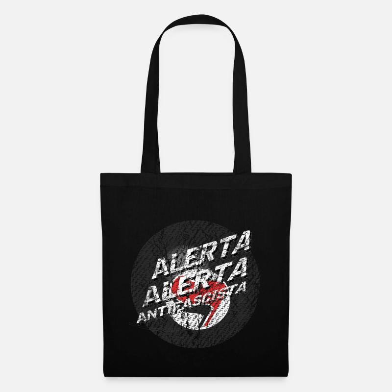 Antifa Billard Alerta Alerta - Sac en tissu - noir