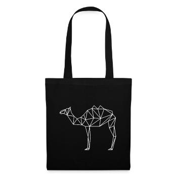 Camel polyart - Sac en tissu - noir - Devant