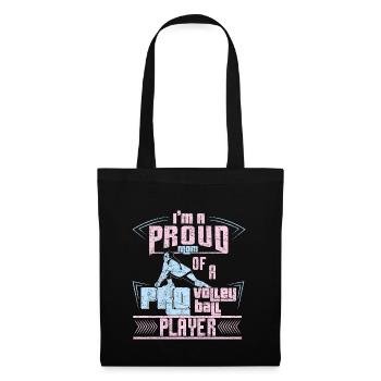 Mother's daughter volleyball - Tote Bag - black - Front
