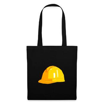 Construction helmet gift gift idea - Tote Bag - black - Front