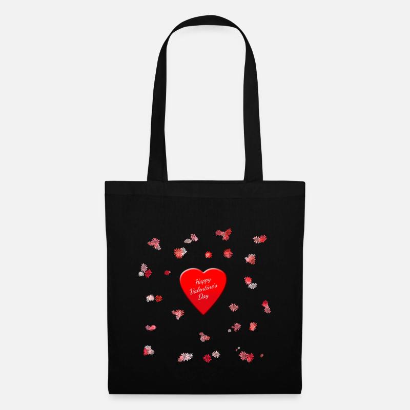 Joyeuse Saint Valentin Saint Valentin - Sac en tissu - noir