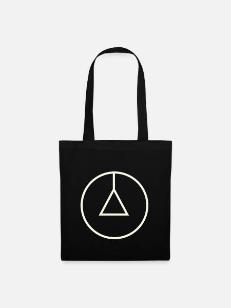 Illuminati all seeing eye - Stoffbeutel - Schwarz