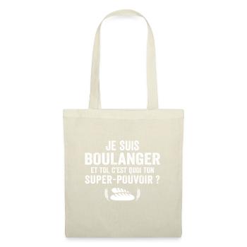 boulanger super-pouvoir ? - Sac en tissu - nature - Devant