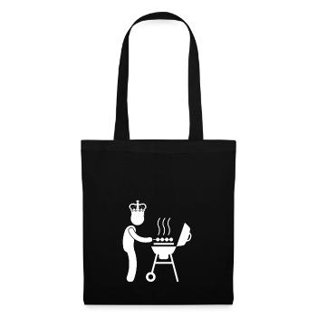 Griller Grillkön customizable graphic - Tote Bag - black - Front