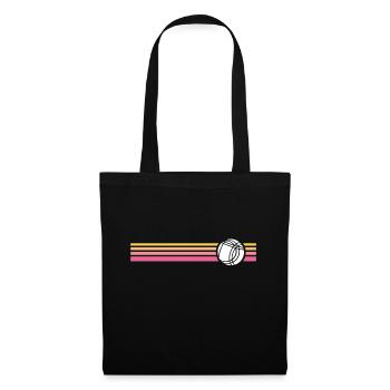Retro petanque ball - Tote Bag - black - Front