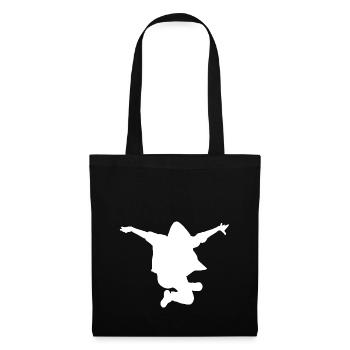 Idée cadeau breakdance - Sac en tissu - noir - Devant