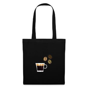 Coffee Barista Coffee Espresso Coffee Bean - Tote Bag - black - Front