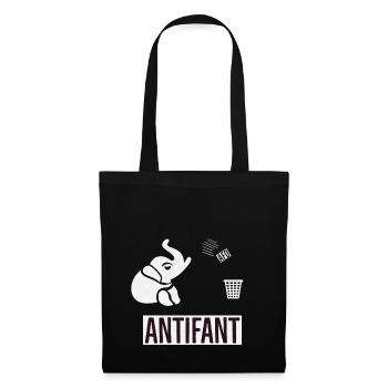 Antifant - Stoffbeutel - Schwarz - Vorne