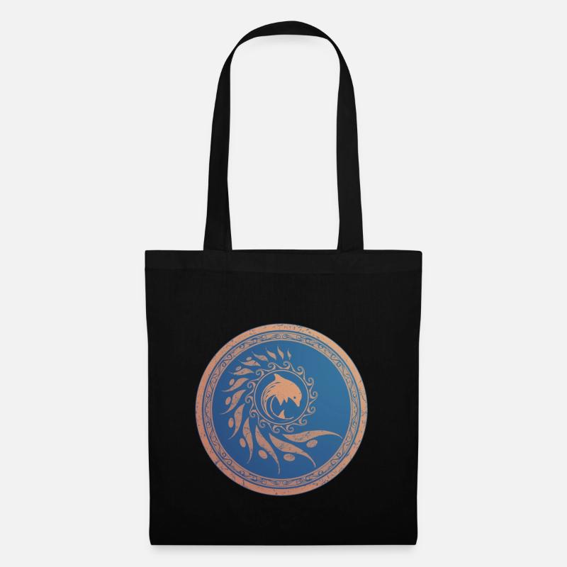 Nautilus Delfin - Stoffbeutel - Schwarz