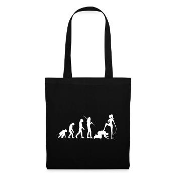 Evolution - dominatrix and slave - Tote Bag - black - Front