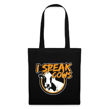 Cow Cows Mountains - Tote Bag - black - Front