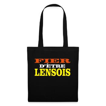 LENS - Sac en tissu - noir - Devant