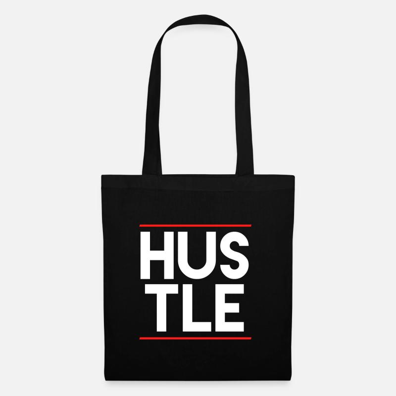 Hustle - Tote Bag - black