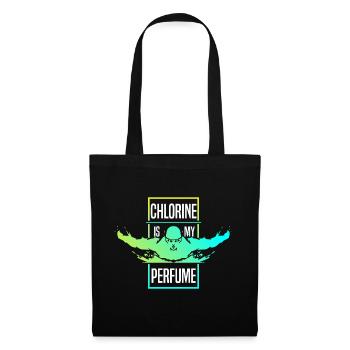 Le chlore est mon parfum-drôle - Sac en tissu - noir - Devant