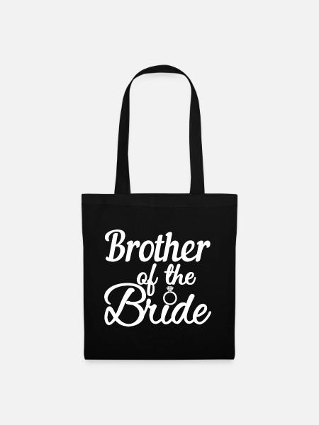 Broer van de bruid Bachelorette Party Gift - Tygväska - svart