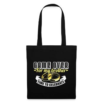 Brother of groom's bachelor party marriage - Tote Bag - black - Front