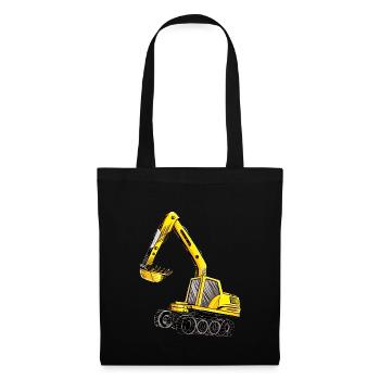 Bagger Cadeau idée cadeau - Sac en tissu - noir - Devant