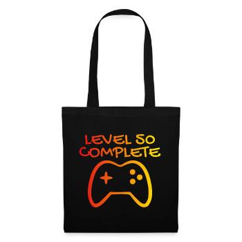 50 Birthday - Level 50 Complete - Gamer 50 years - Tote Bag - black - Front