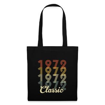 Classic 1972 Vintage 1972 - Stoffbeutel - Schwarz - Vorne