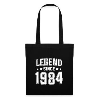 Legend since 1984 - Stoffbeutel - Schwarz - Vorne