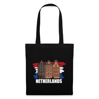 Netherlands Weed Pride Gift - Tote Bag - black - Front