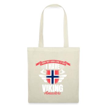 Norvège Viking Roots Cadeau - Sac en tissu - nature - Devant