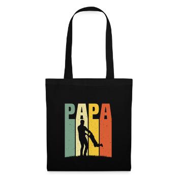 T-shirt father and son gift dad daughter dad son - Tote Bag - black - Front
