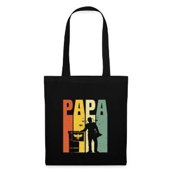 dad beekeeper t-shirt dad beekeeping - Tote Bag - black - Front