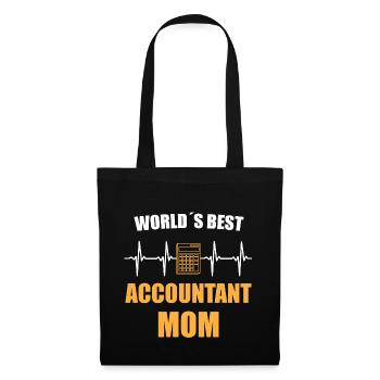 Accountant Mother Heartbeat - Tote Bag - black - Front