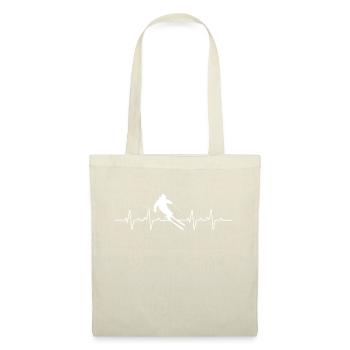 Ski Heartbeat Sports d’hiver - Sac en tissu - nature - Devant