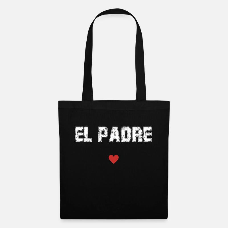 el padre idée cadeau papa - Sac en tissu - noir
