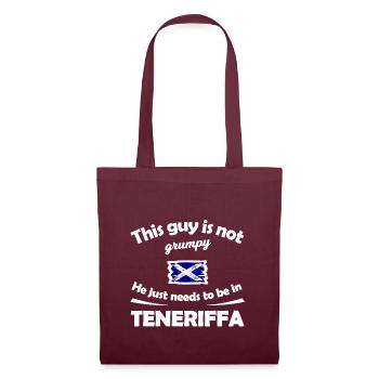 Tenerife holidays - Tote Bag - burgundy - Front