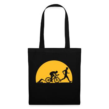 Sonne Sport Triathlon - Stoffbeutel - Schwarz - Vorne