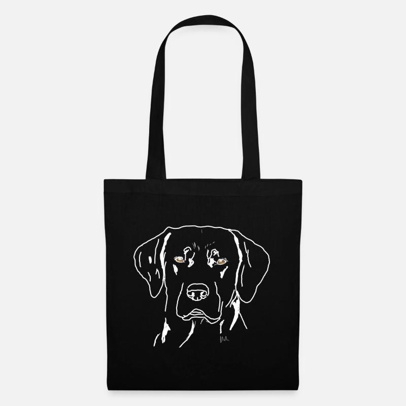 Labrador - Stoffbeutel - Schwarz